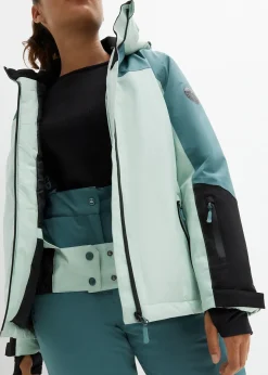 Femme bonprix Vêtements De Plein Air|Vêtements De Sport|Veste de ski imperméable avec fentes d’aération