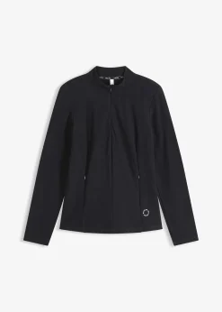 bonprix Veste de sport chaude à séchage rapide, demi-zip|Femme Vêtements Thermiques|Vêtements De Sport