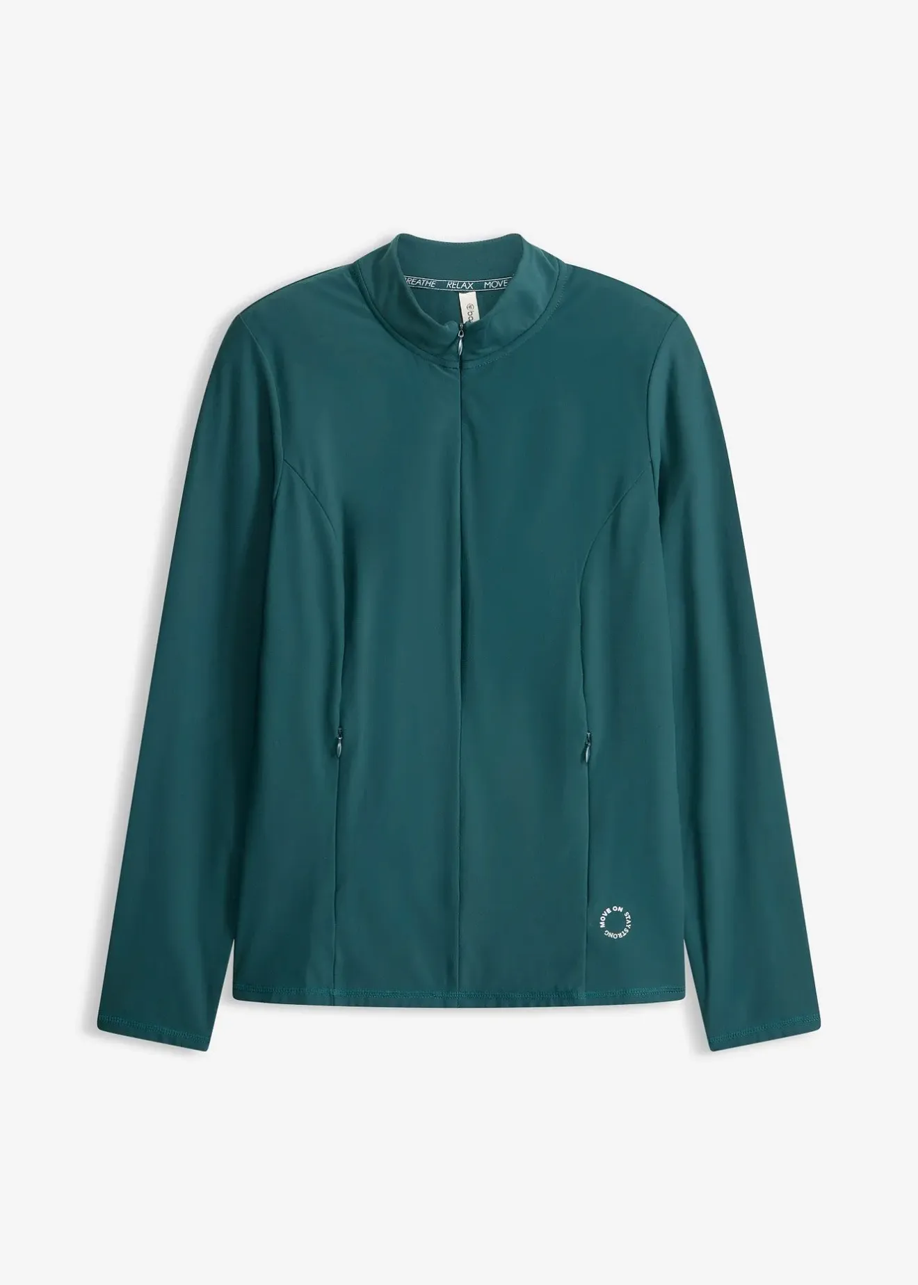 Femme bonprix Vêtements Thermiques|Vêtements De Sport|Veste de sport chaude à séchage rapide, demi-zip