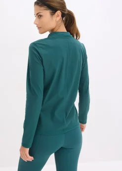 Femme bonprix Vêtements Thermiques|Vêtements De Sport|Veste de sport chaude à séchage rapide, demi-zip