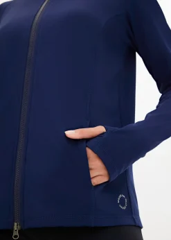 Femme bonprix Vêtements De Sport|Vestes & Manteaux|Veste de sport chaude avec mitaine, séchage rapide