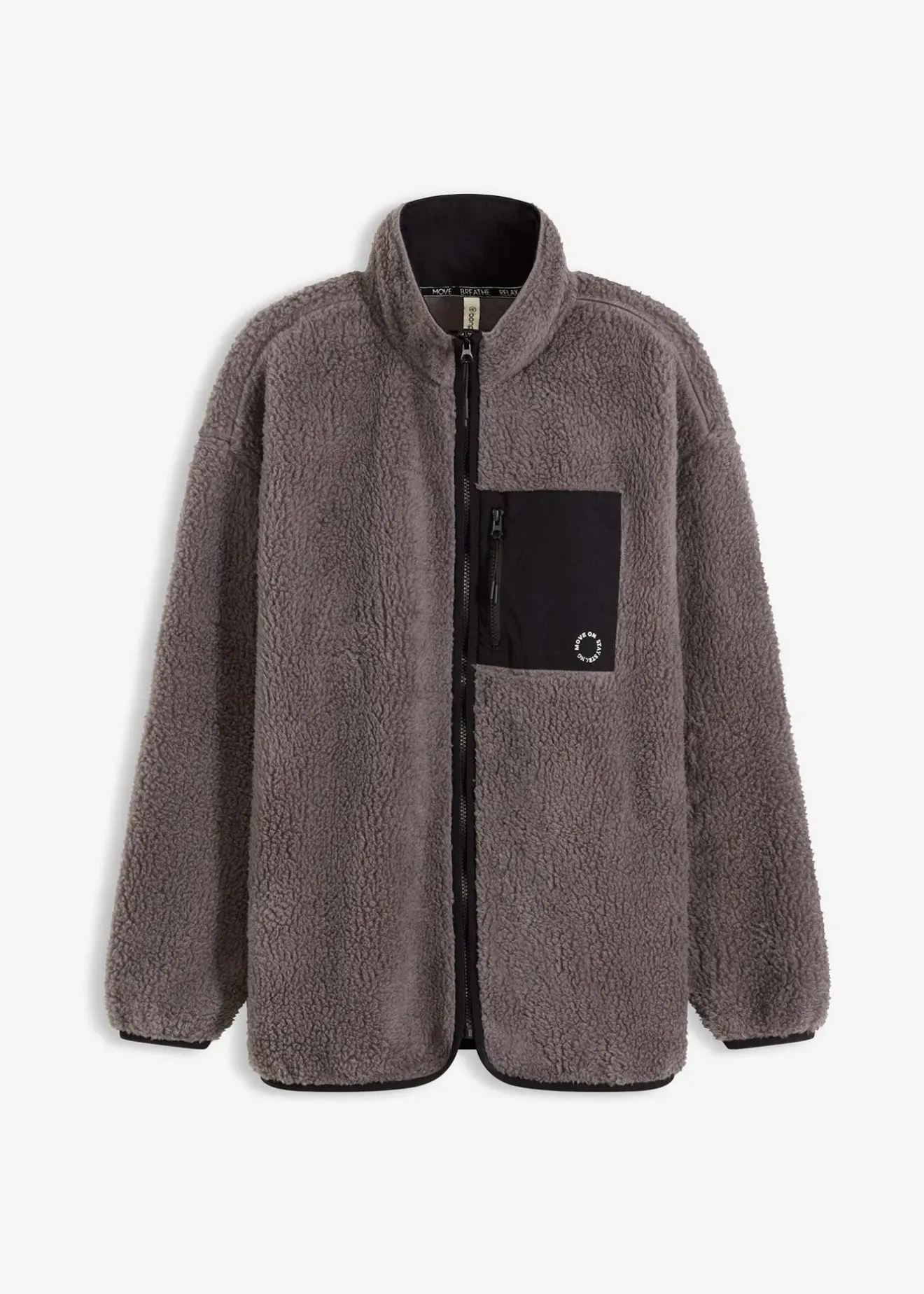 Femme bonprix Vêtements De Sport|Vestes & Manteaux|Veste de sport technique et oversize en polaire