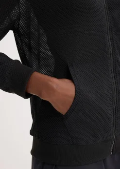 Femme bonprix Vêtements De Sport|Vestes & Manteaux|Veste de sport transparente en mesh, oversize