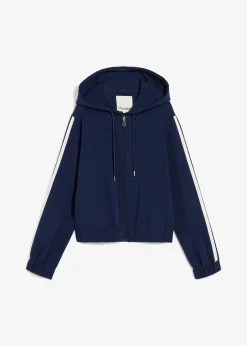 bonprix Veste de survêtement à rayures sportives|Femme Vestes & Manteaux