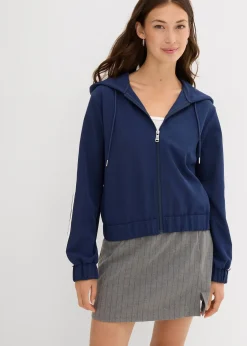 bonprix Veste de survêtement à rayures sportives|Femme Vestes & Manteaux