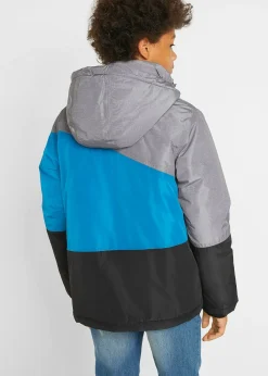 bonprix Veste d’hiver imperméable à capuche, style color block|Enfant Vêtements Enfant|Garçons 9-16 Ans·Vestes Outdoor