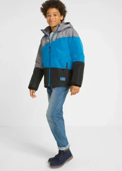 bonprix Veste d’hiver imperméable à capuche, style color block|Enfant Vêtements Enfant|Garçons 9-16 Ans·Vestes Outdoor
