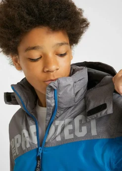 bonprix Veste d’hiver imperméable à capuche, style color block|Enfant Vêtements Enfant|Garçons 9-16 Ans·Vestes Outdoor