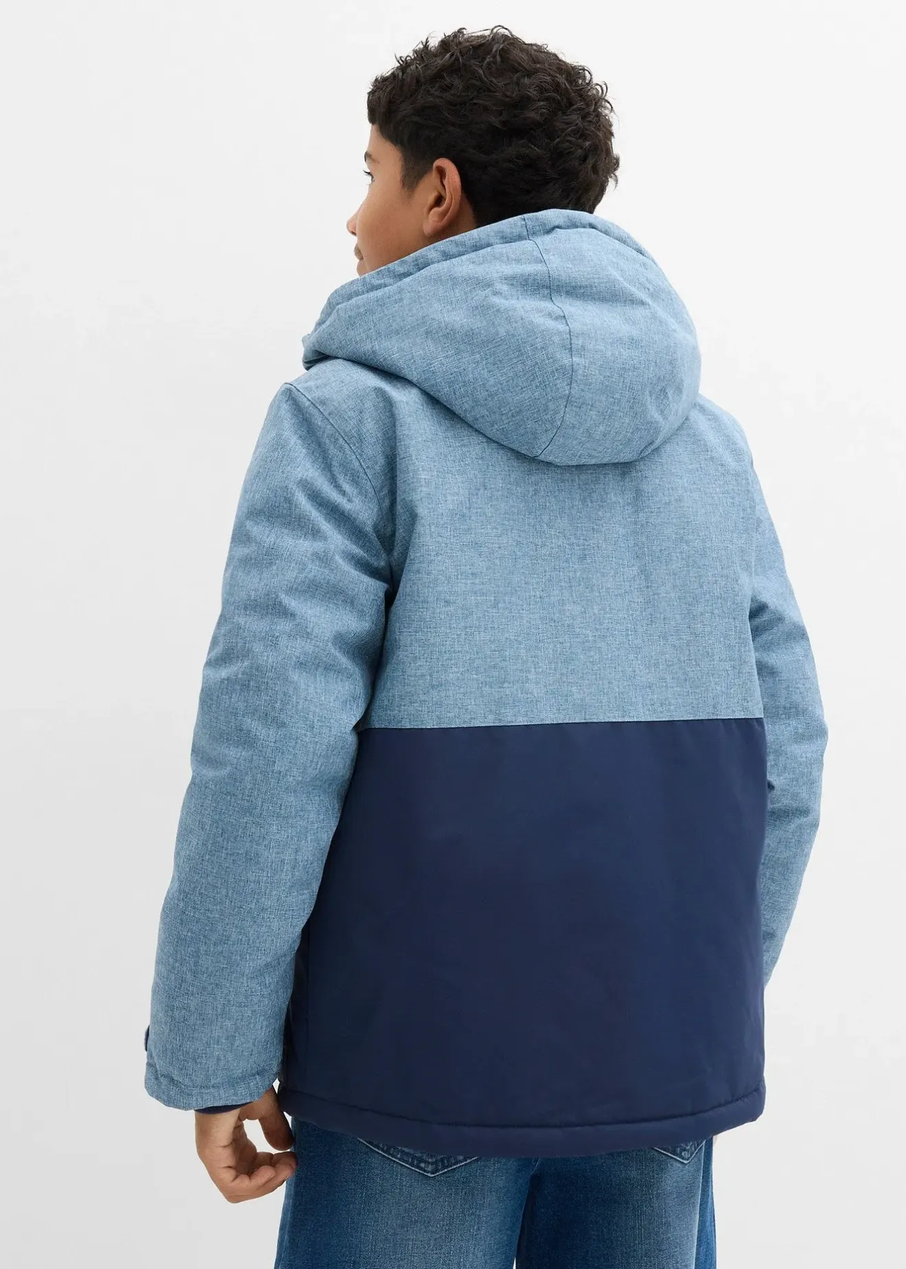 Enfant bonprix Vêtements Enfant|Garçons 9-16 Ans·Vestes Outdoor|Veste d’hiver rembourrée à capuche, style color block