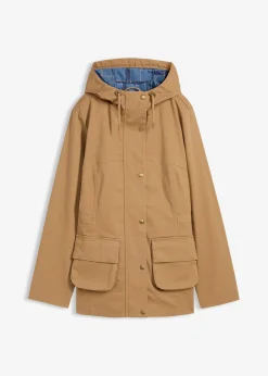 Femme bonprix Vestes & Manteaux|Veste déperlante avec doublure à carreaux