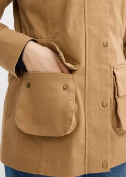 Femme bonprix Vestes & Manteaux|Veste déperlante avec doublure à carreaux