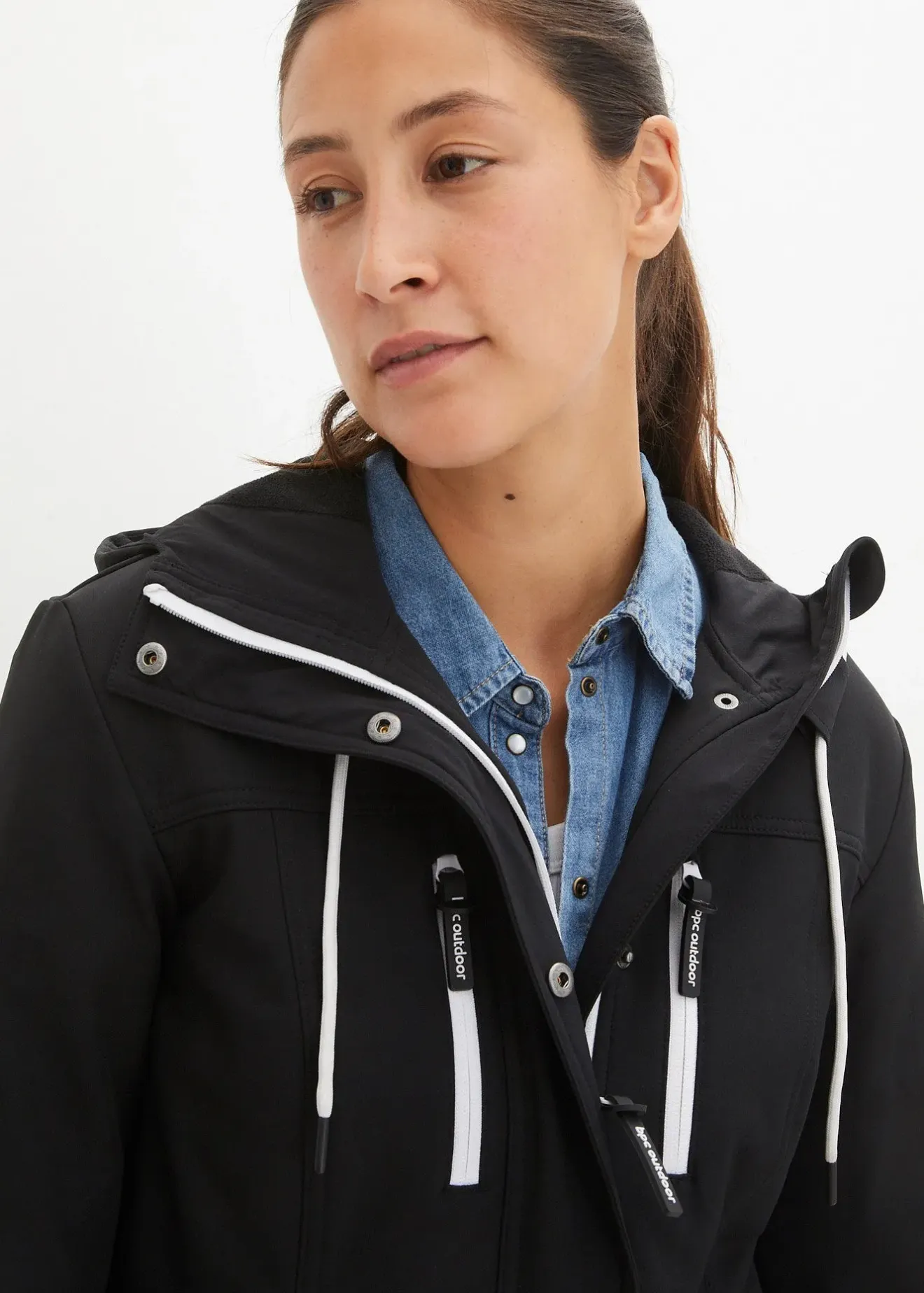 Femme bonprix Vêtements De Plein Air|Vêtements De Sport|Veste déperlante en softshell