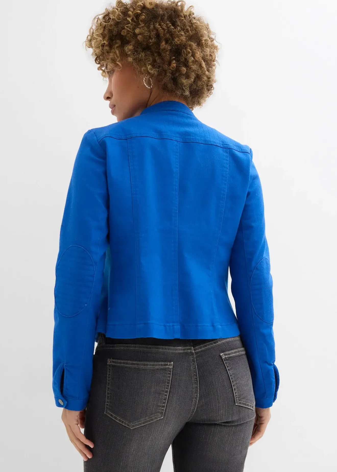 Femme bonprix Vestes & Manteaux|Veste en coton twill avec empiècements latéraux extensibles