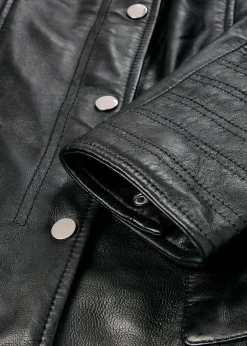 Femme bonprix Premium|Vestes & Manteaux|Veste en cuir nappa d’agneau