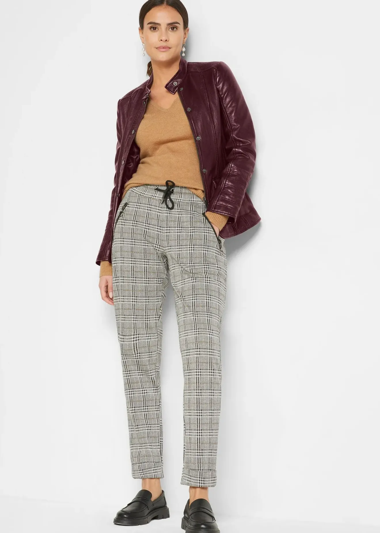 bonprix Veste en cuir nappa d’agneau|Femme Premium|Vestes & Manteaux