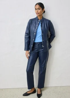 Femme bonprix Premium|Vestes & Manteaux|Veste en cuir nappa d’agneau