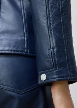 Femme bonprix Premium|Vestes & Manteaux|Veste en cuir nappa d’agneau