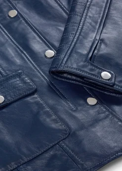 Femme bonprix Premium|Vestes & Manteaux|Veste en cuir nappa d’agneau