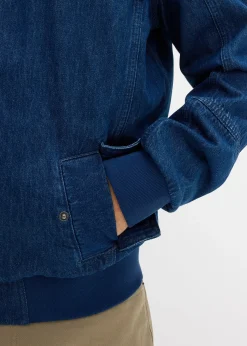 Homme bonprix Vestes|Veste en jean 100% coton