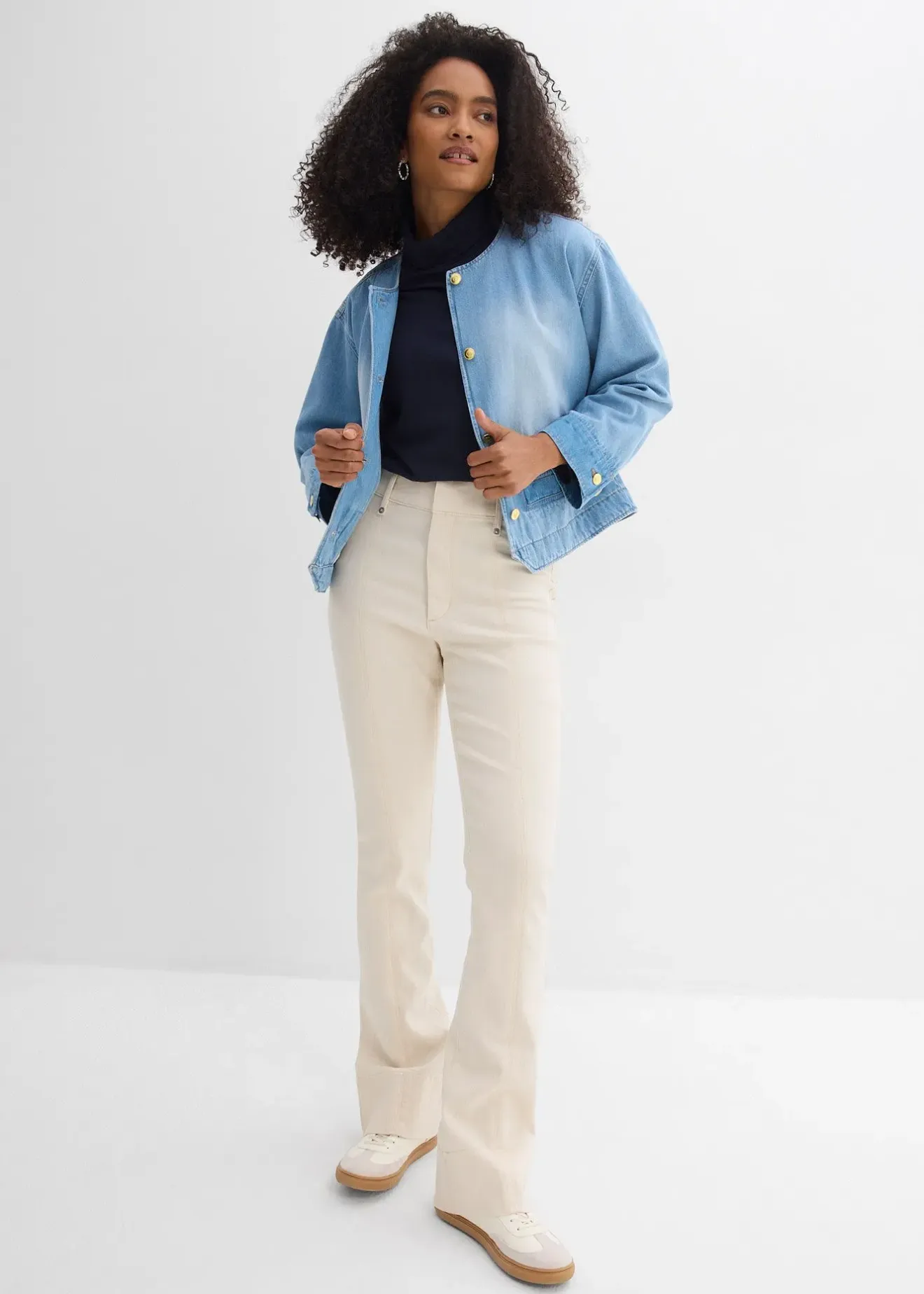 Femme bonprix Vestes & Manteaux|Veste en jean 100% coton