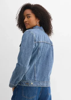 bonprix Veste en jean à détail tressé|Femme Vestes & Manteaux