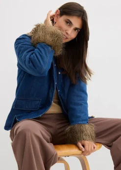 bonprix Veste en jean légèrement rembourrée|Femme Vestes & Manteaux