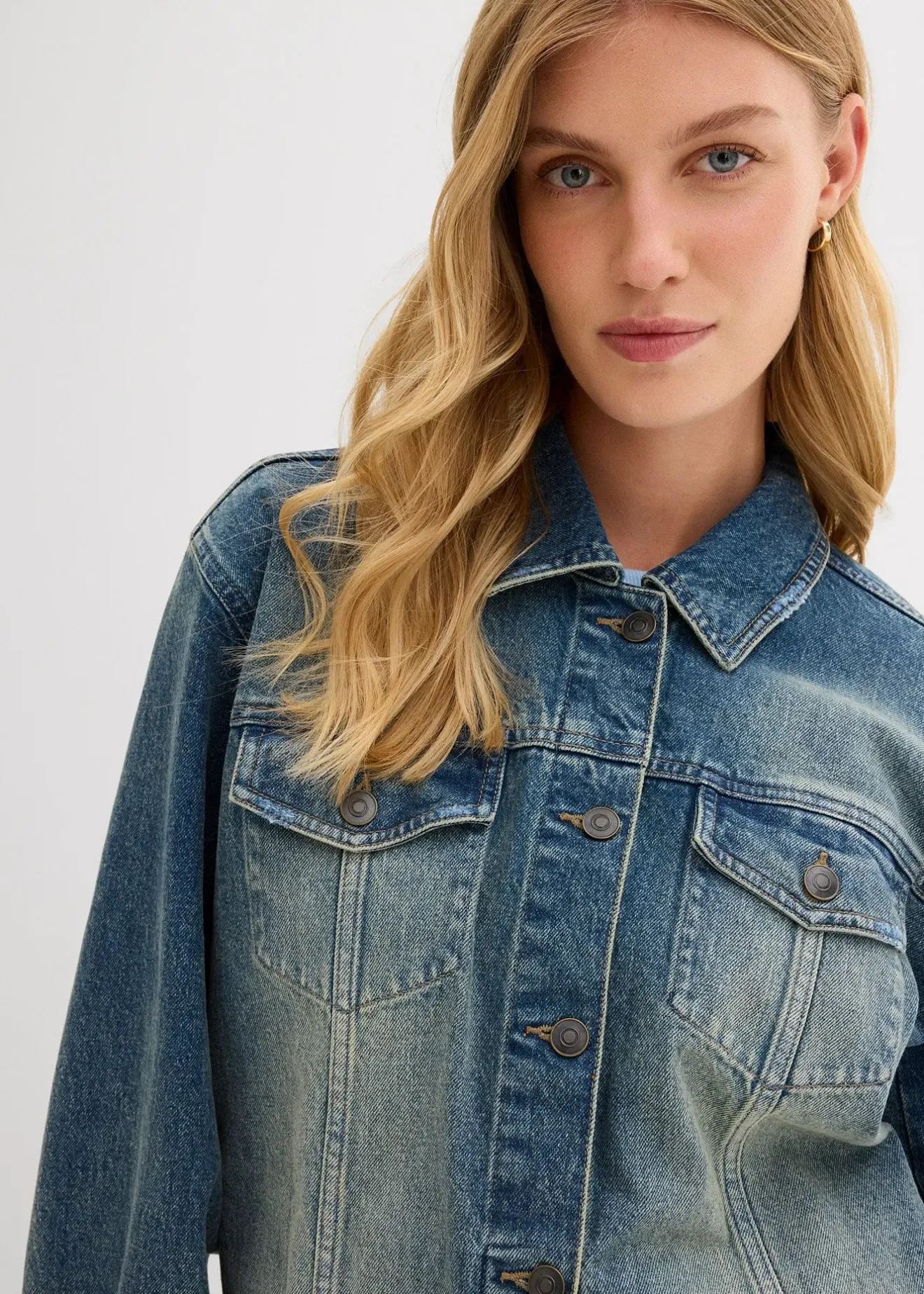 bonprix Veste en jean oversize|Femme Vestes & Manteaux
