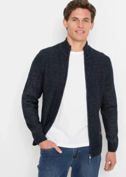 Homme bonprix Pulls & Gilets|Veste en maille à col montant