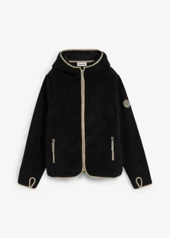 Femme bonprix Sweats|Vestes & Manteaux|Veste en maille sherpa à capuche