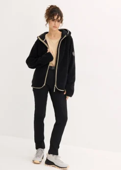 Femme bonprix Sweats|Vestes & Manteaux|Veste en maille sherpa à capuche