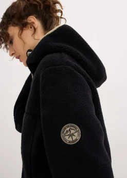 Femme bonprix Sweats|Vestes & Manteaux|Veste en maille sherpa à capuche