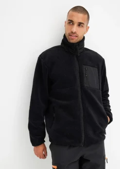 bonprix Veste en polaire peluche|Homme Vêtements Thermiques|Vêtements De Plein Air