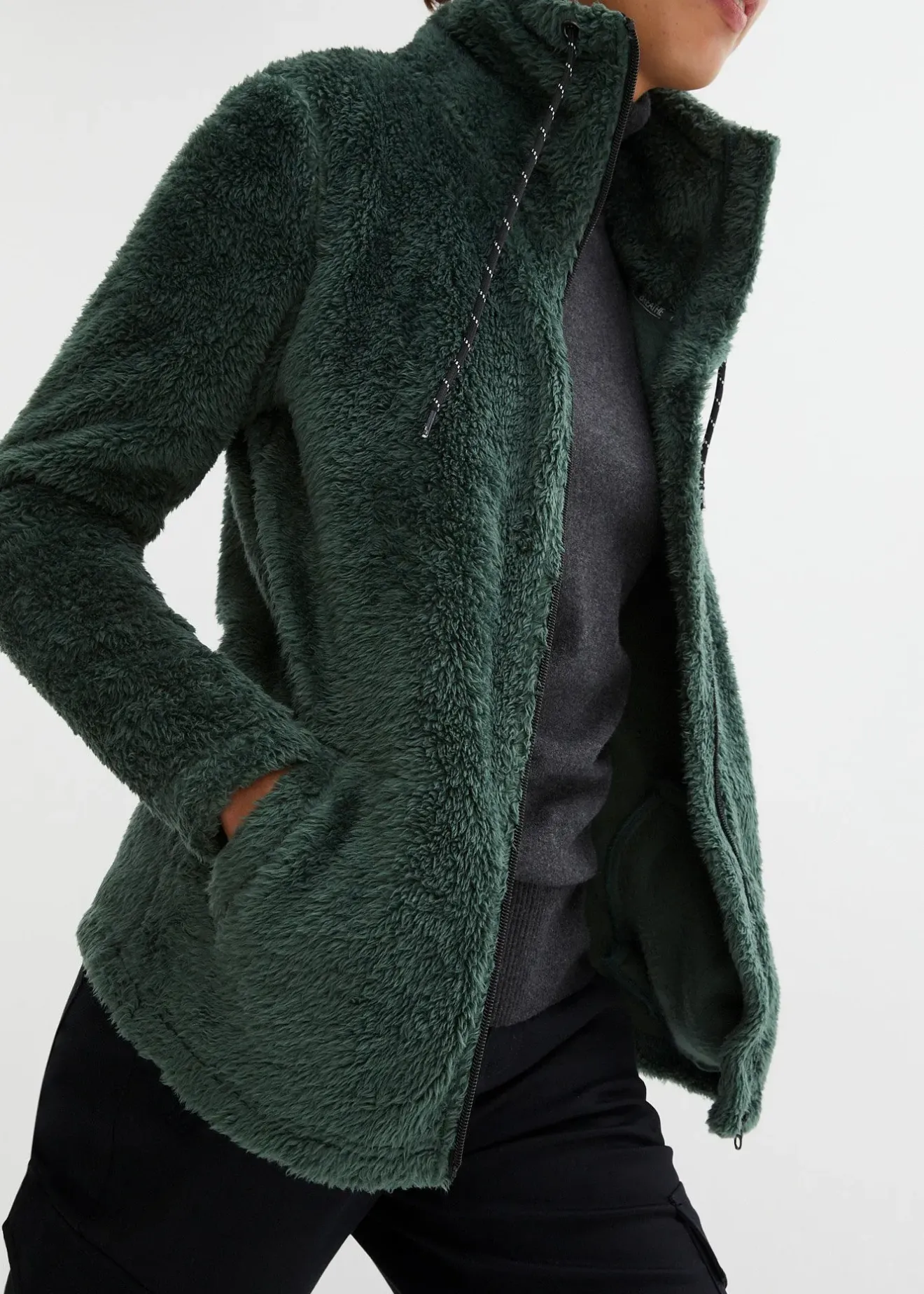 bonprix Veste en polaire peluche|Femme Vêtements Thermiques|Sweats