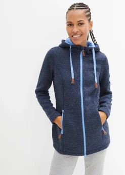 Femme bonprix Sweats|Vestes & Manteaux|Veste en polaire tricoté à capuche