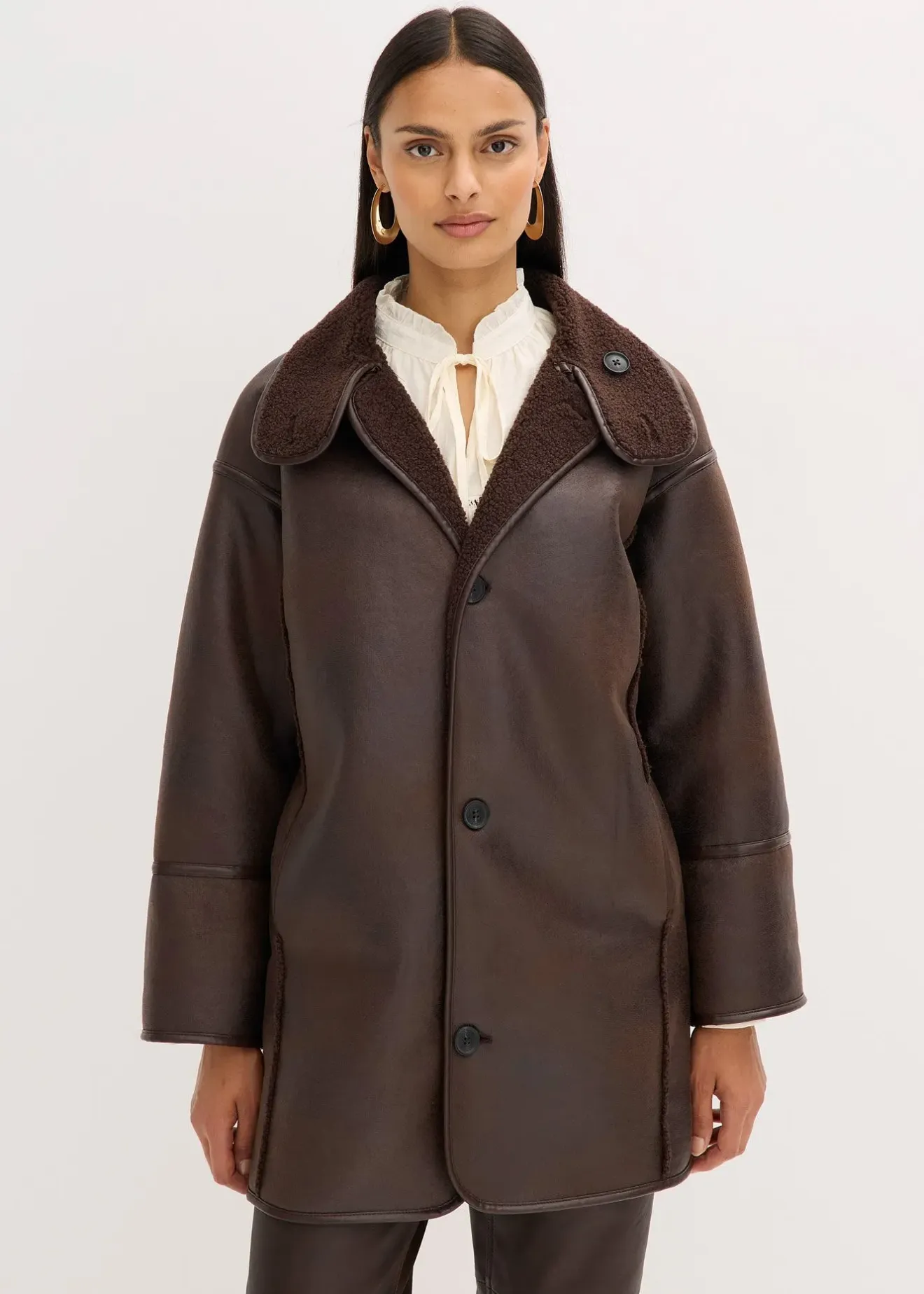 bonprix Veste en sherpa|Femme Vestes & Manteaux