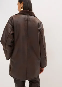 bonprix Veste en sherpa|Femme Vestes & Manteaux