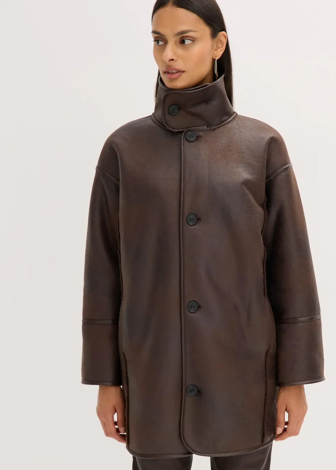 bonprix Veste en sherpa|Femme Vestes & Manteaux