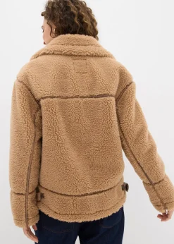 bonprix Veste en sherpa|Femme Vestes & Manteaux