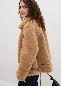 bonprix Veste en sherpa|Femme Vestes & Manteaux