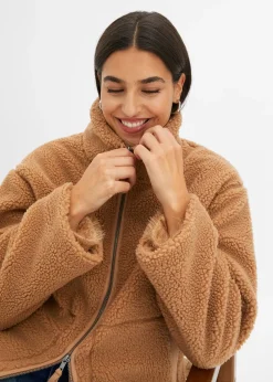 Femme bonprix Vestes & Manteaux|Veste en sherpa doublée