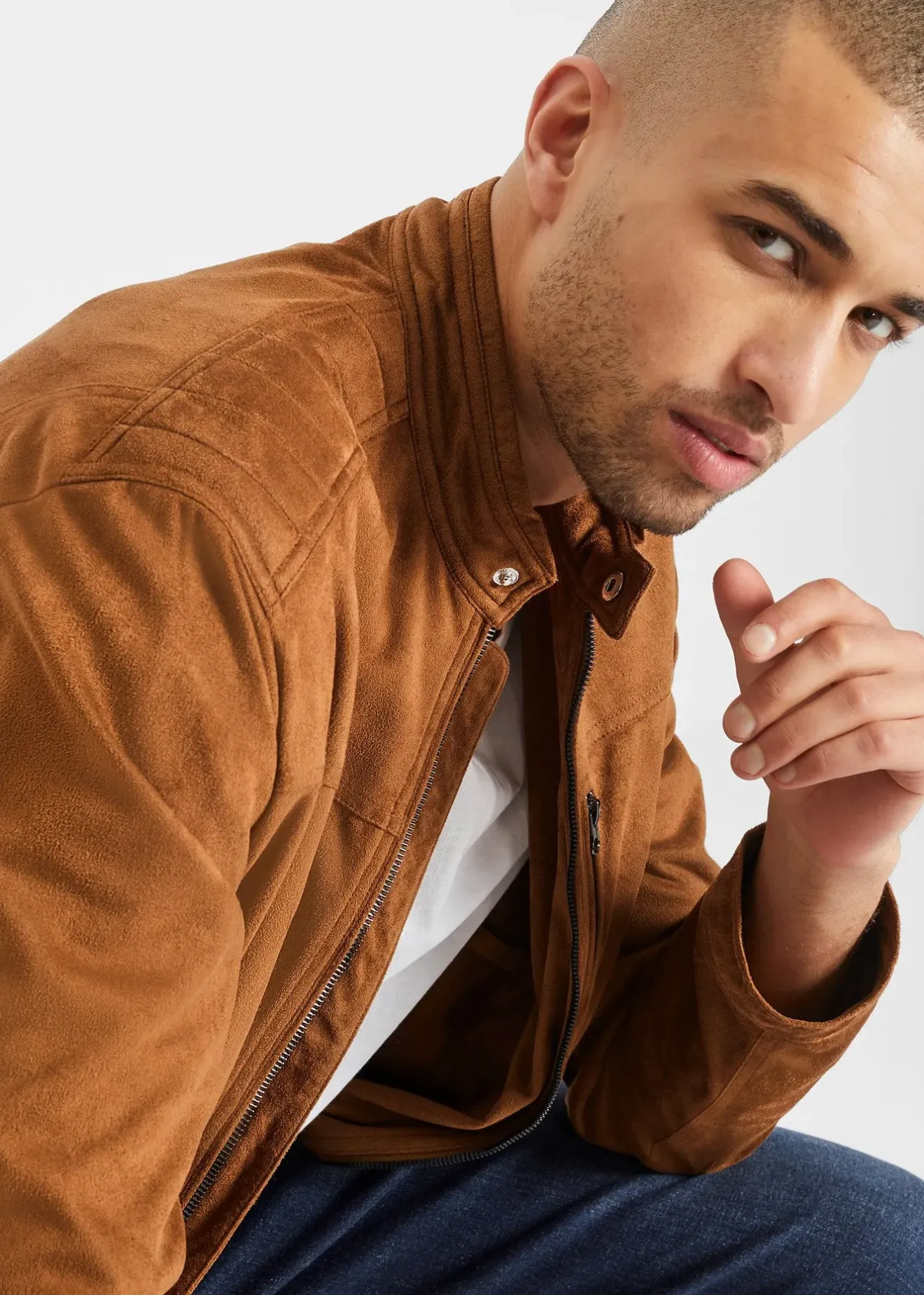 bonprix Veste en suédine|Homme Vestes