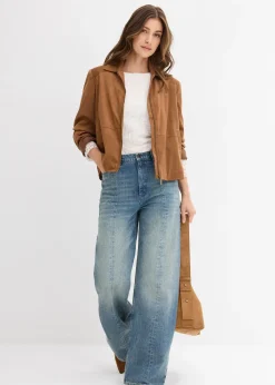 Femme bonprix Vestes & Manteaux|Veste en suédine