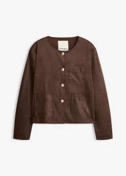 bonprix Veste en suédine|Femme Vestes & Manteaux