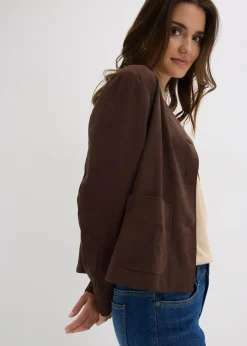 bonprix Veste en suédine|Femme Vestes & Manteaux