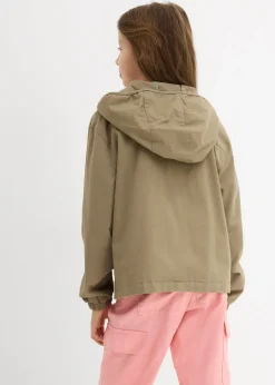 Enfant bonprix Vêtements Enfant|Filles 9-16 Ans·Vestes Outdoor|Veste en twill avec poches plaquées et capuche