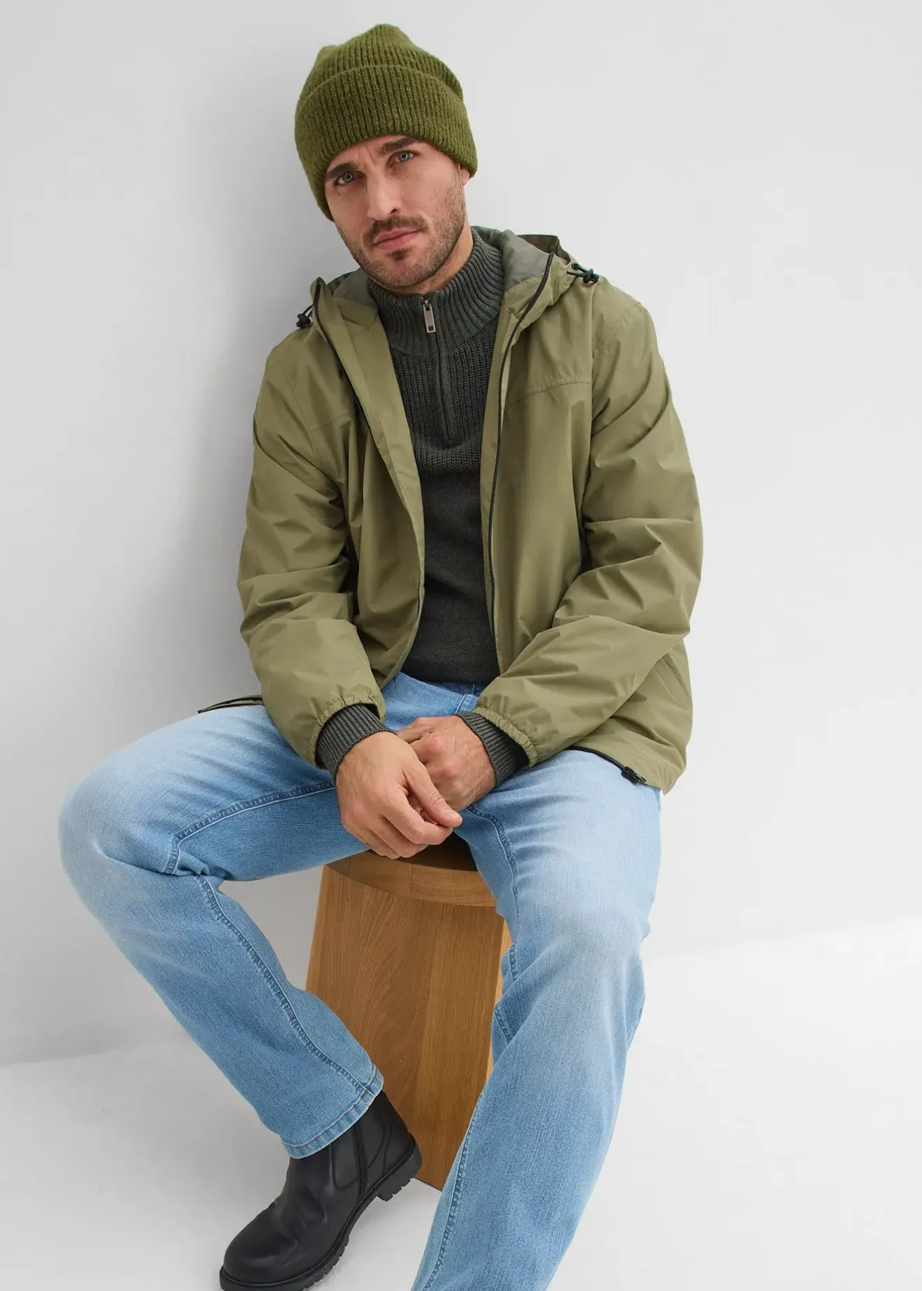 Homme bonprix Vêtements De Plein Air|Vestes|Veste imperméable