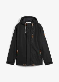 bonprix Veste imperméable à capuche et détails enduits|Homme Vestes