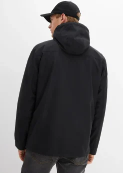 bonprix Veste imperméable à capuche et détails enduits|Homme Vestes