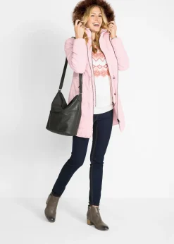 bonprix Veste matelassée à capuche, doublée|Femme Vestes & Manteaux