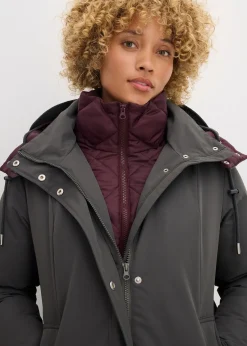 Femme bonprix Vestes & Manteaux|Veste outdoor déperlante, effet superposé